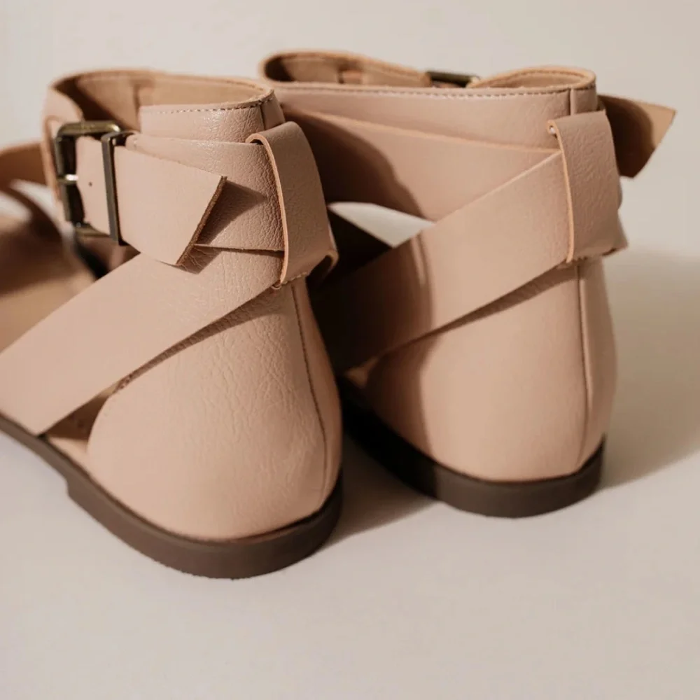 BOHME PEYTON ANKLE STRAP SANDAL IN BLUSH SIZE 6